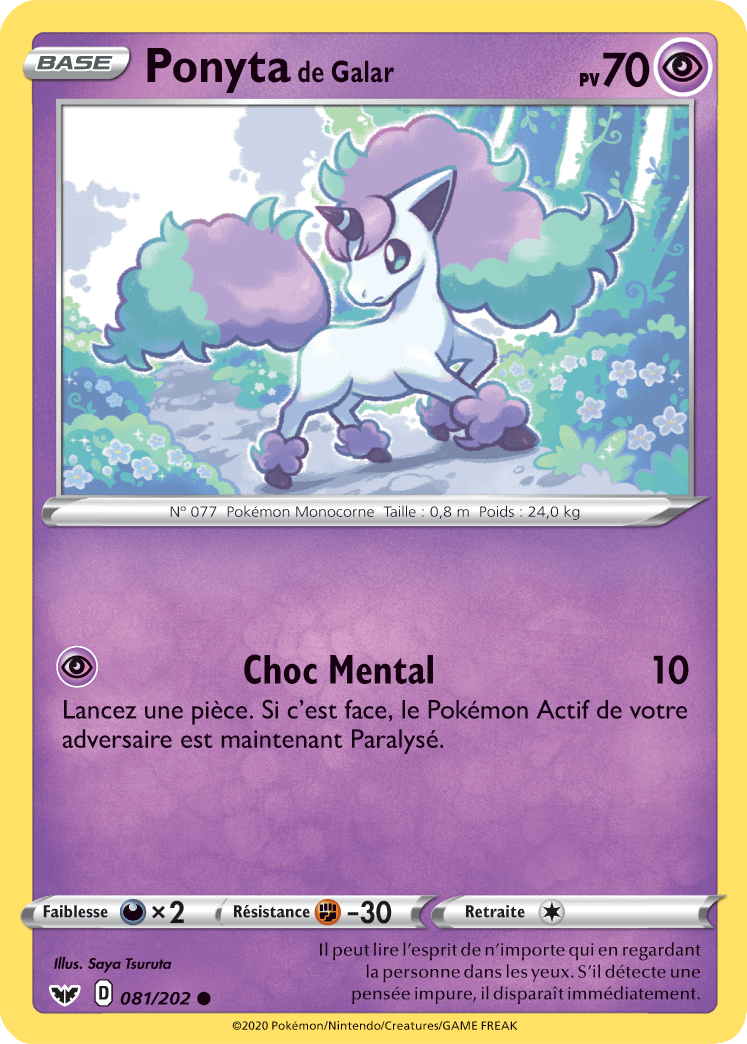 Ponyta de Galar - Épée et Bouclier - 081 - Commune