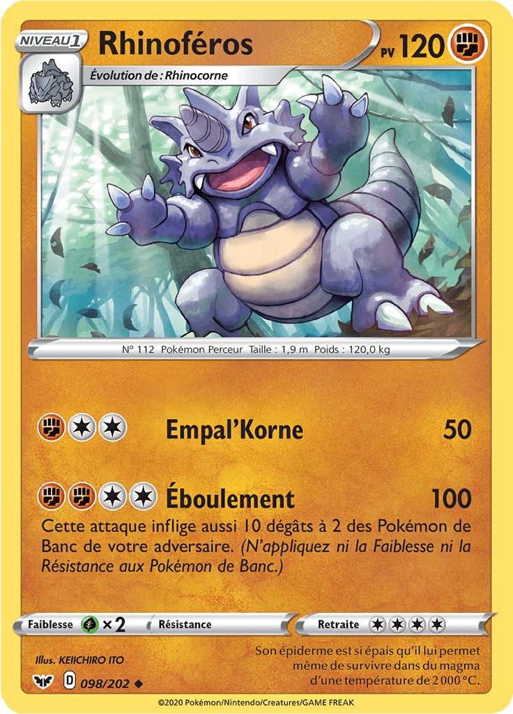 Rhinoféros - Épée et Bouclier - 098 - Peu commune