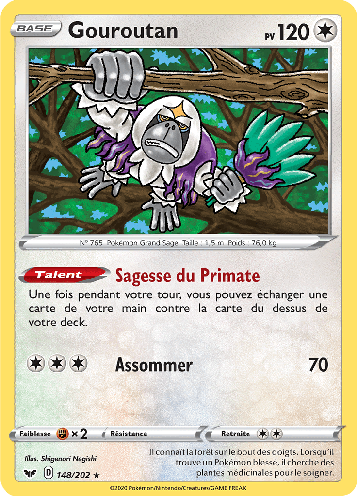 Gouroutan - Épée et Bouclier - 148 - Holographique rare