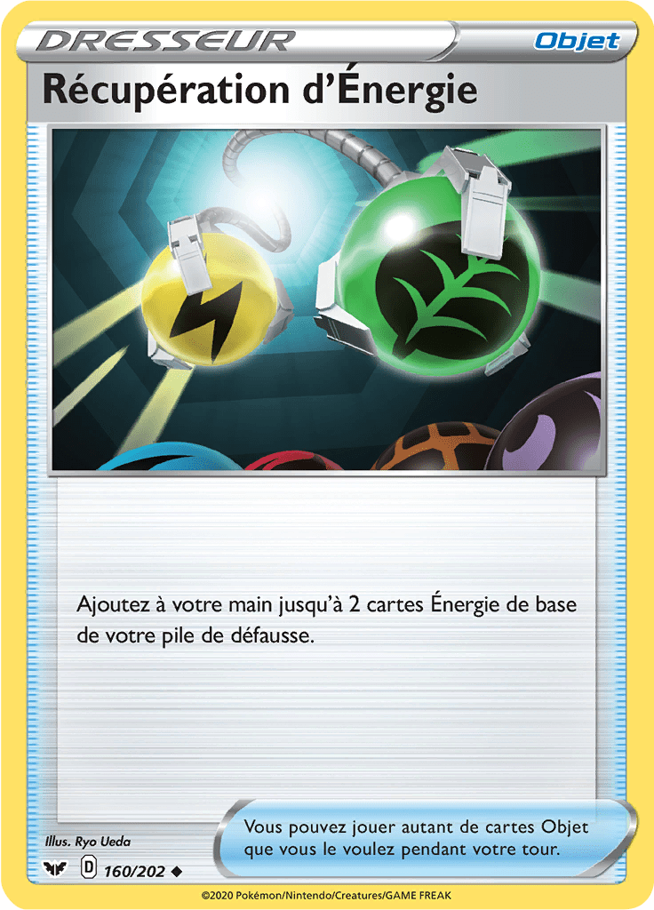 Récupération d'Énergie - Épée et Bouclier - 160 - Peu commune