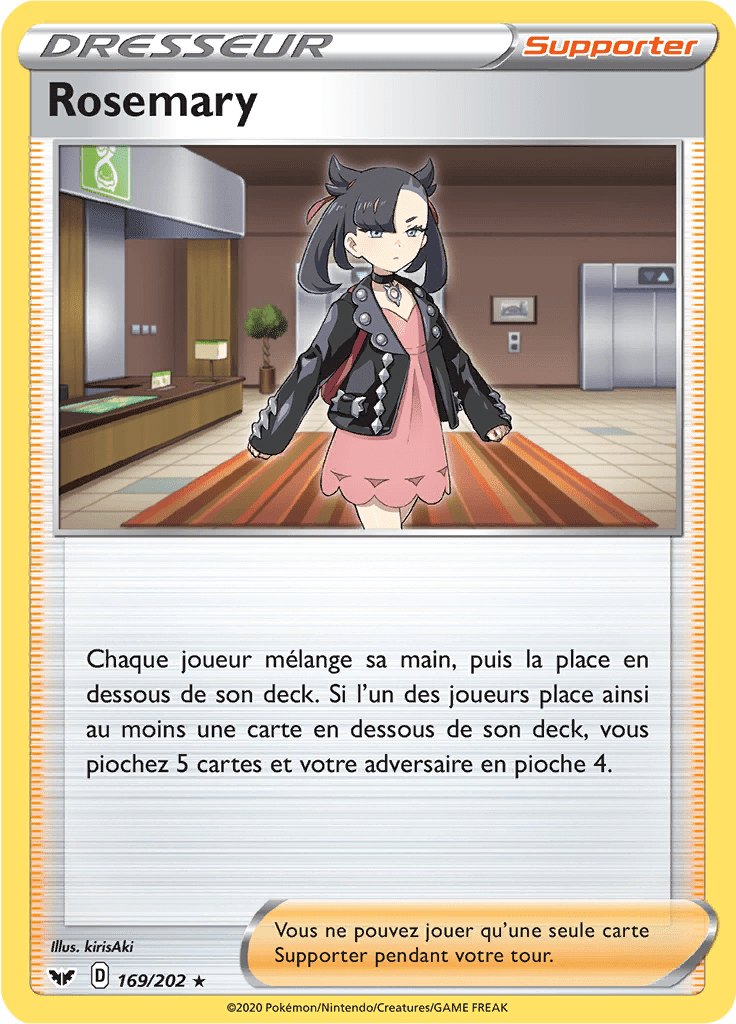 Rosemary - Épée et Bouclier - 169 - Holographique rare