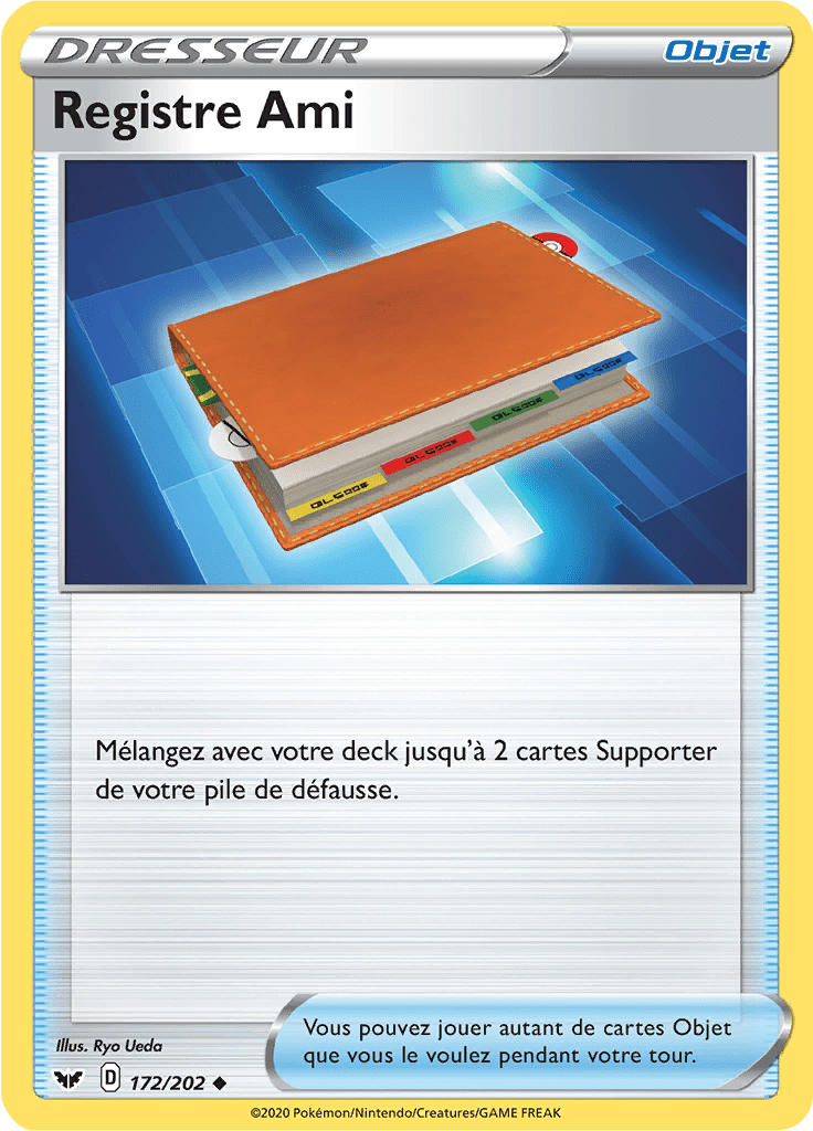 Registre Ami - Épée et Bouclier - 172 - Peu commune