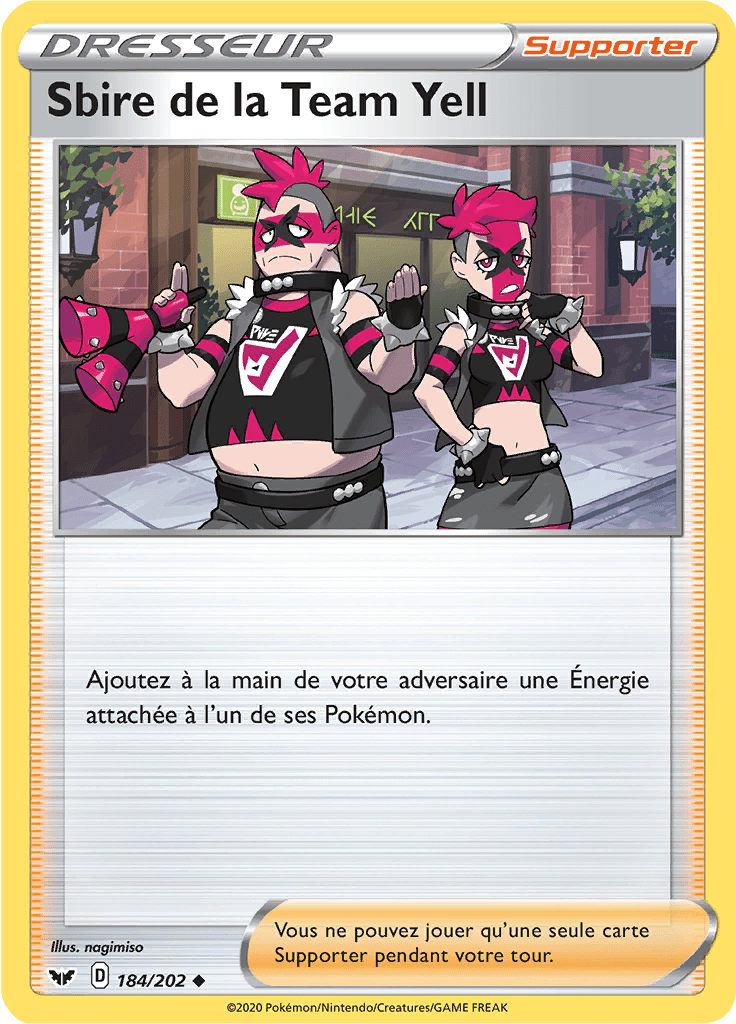 Sbire de la Team Yell - Épée et Bouclier - 184 - Peu commune