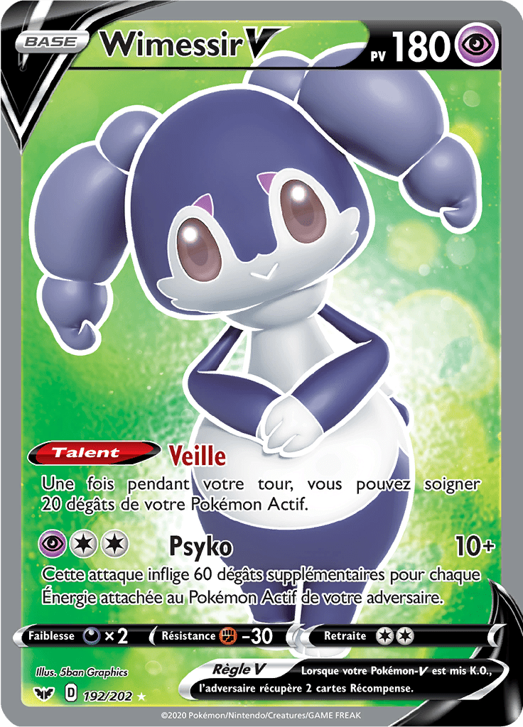 Wimessir V - Épée et Bouclier - 192 - V Full Art