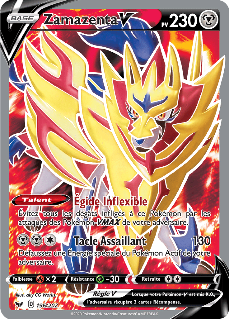 Zamazenta V - Épée et Bouclier - 196 - V Full Art