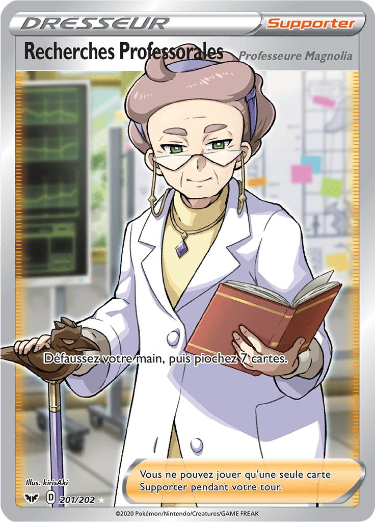 Recherches Professorales - Épée et Bouclier - 201 - Trainer Full Art