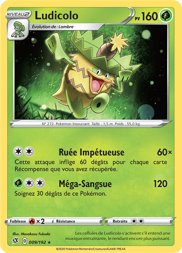 Ludicolo - EB Clash des Rebelles - 009 - Rare