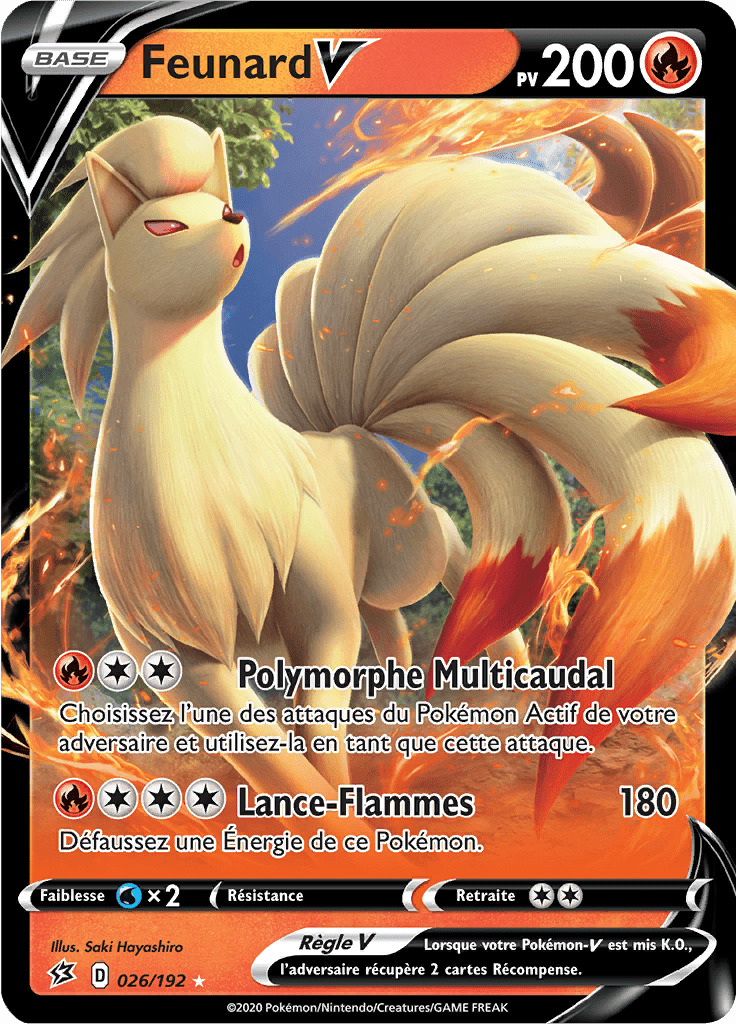Feunard V - EB Clash des Rebelles - 026 - Holographique rare V