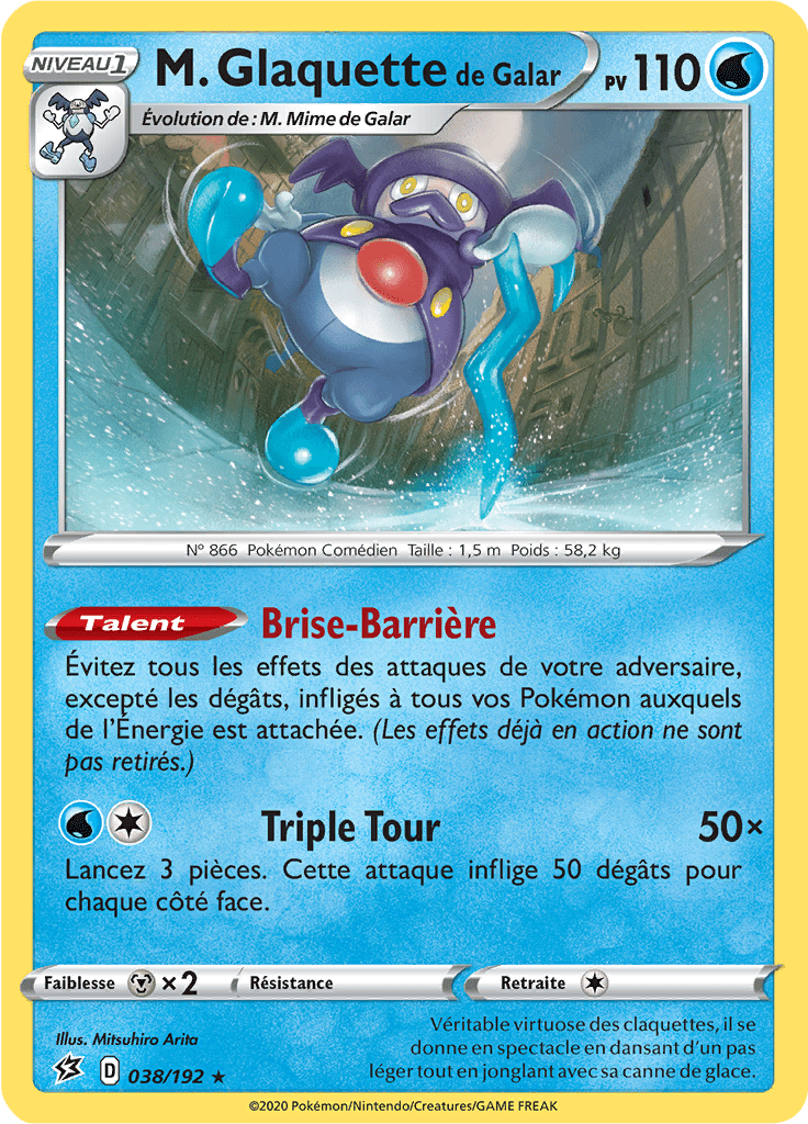 M. Glaquette de Galar - EB Clash des Rebelles - 038 - Rare