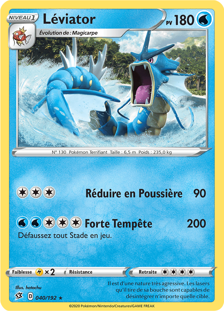 Léviator - EB Clash des Rebelles - 040 - Holographique rare