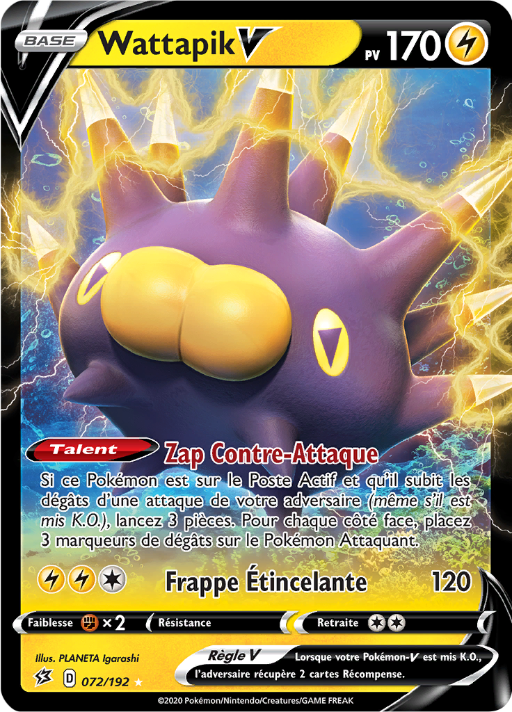 Wattapik V - EB Clash des Rebelles - 072 - Holographique rare V