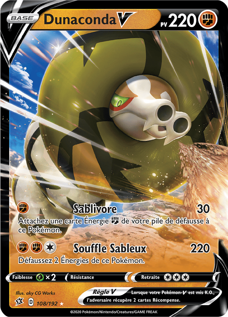 Dunaconda V - EB Clash des Rebelles - 108 - Holographique rare V