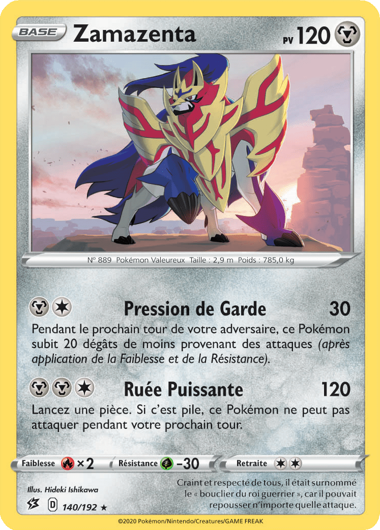 Zamazenta - EB Clash des Rebelles - 140 - Rare