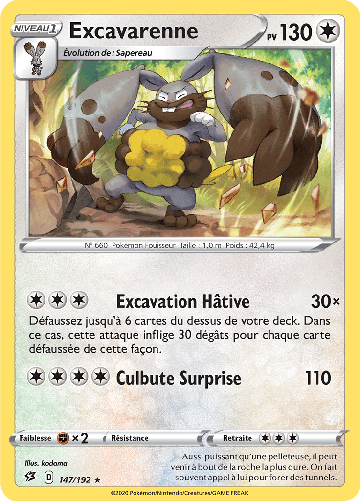 Excavarenne - EB Clash des Rebelles - 147 - Rare