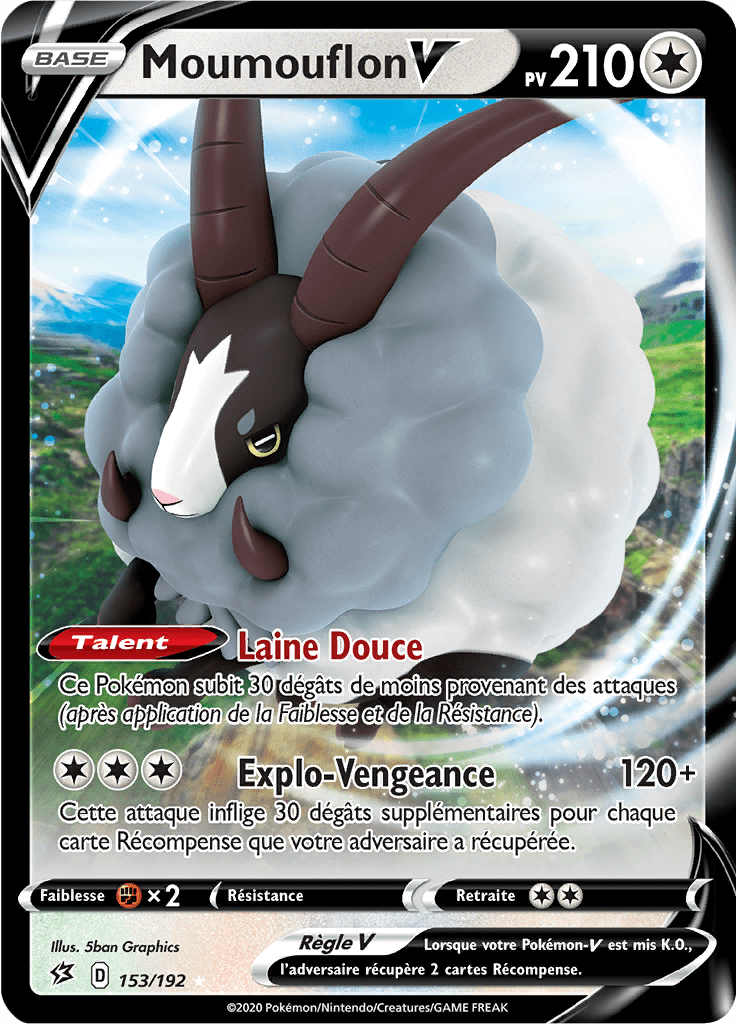 Moumouflon V - EB Clash des Rebelles - 153 - Holographique rare V