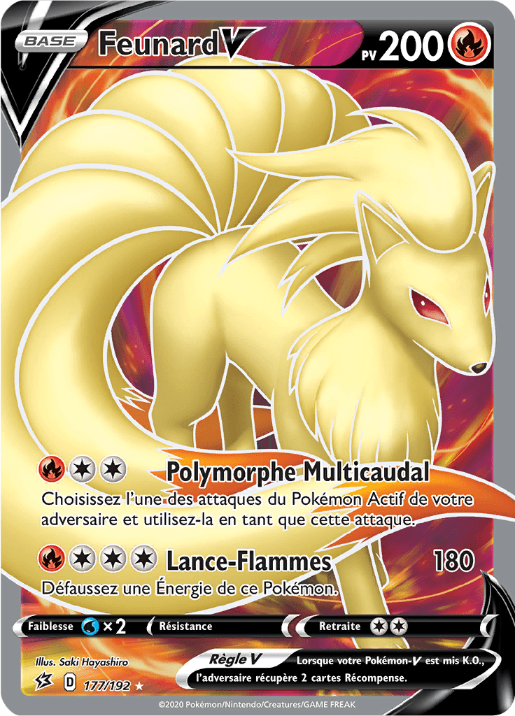 Feunard V - EB Clash des Rebelles - 177 - V Full Art