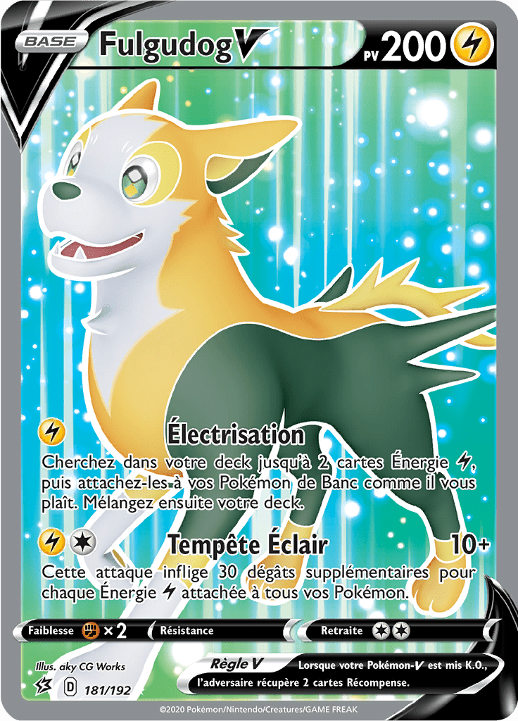 Fulgudog V - EB Clash des Rebelles - 181 - V Full Art