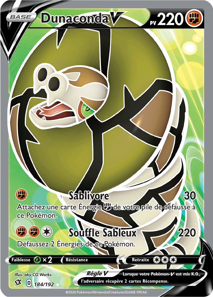 Dunaconda V - EB Clash des Rebelles - 184 - V Full Art