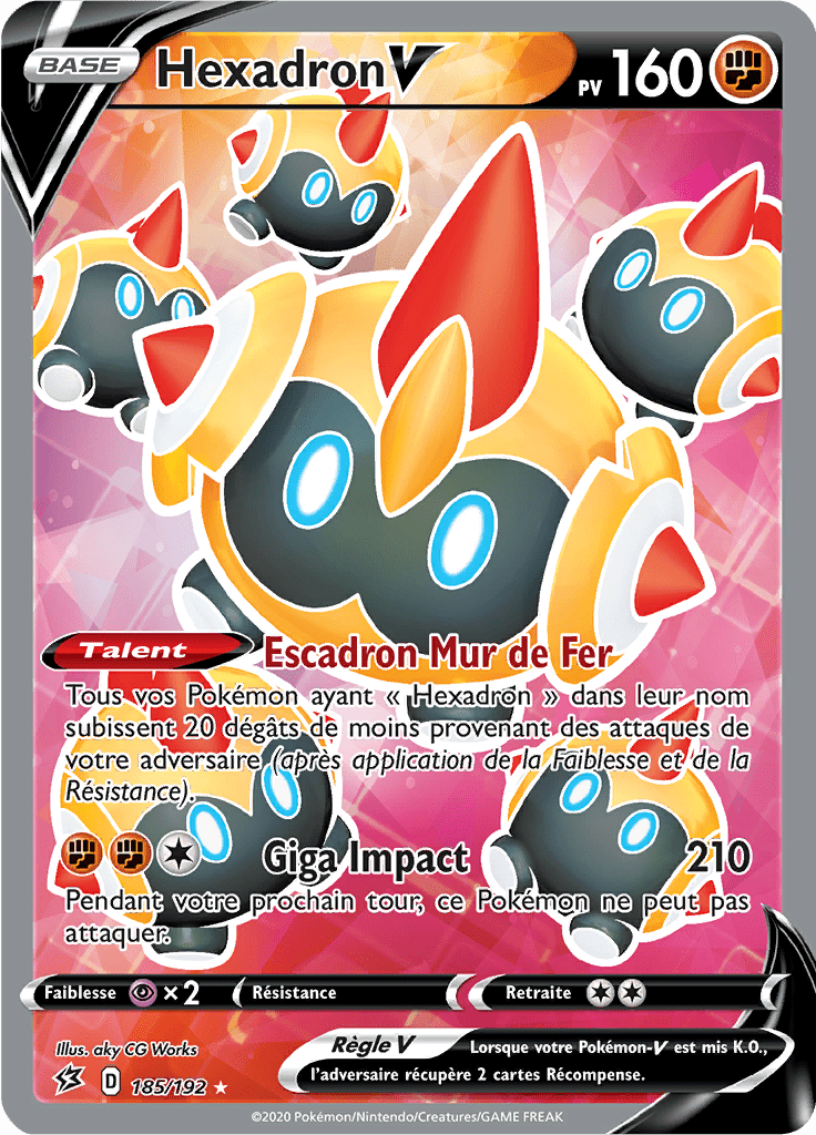 Hexadron V - EB Clash des Rebelles - 185 - V Full Art