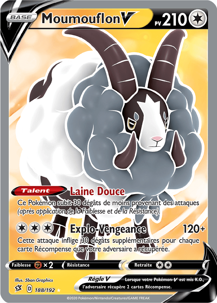Moumouflon V - EB Clash des Rebelles - 188 - V Full Art
