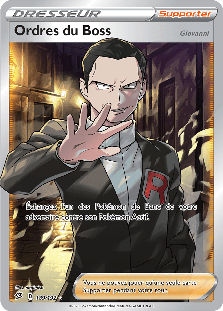 Ordres du Boss - EB Clash des Rebelles - 189 - Trainer Full Art