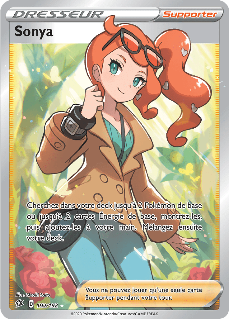 Sonya - EB Clash des Rebelles - 192 - Trainer Full Art