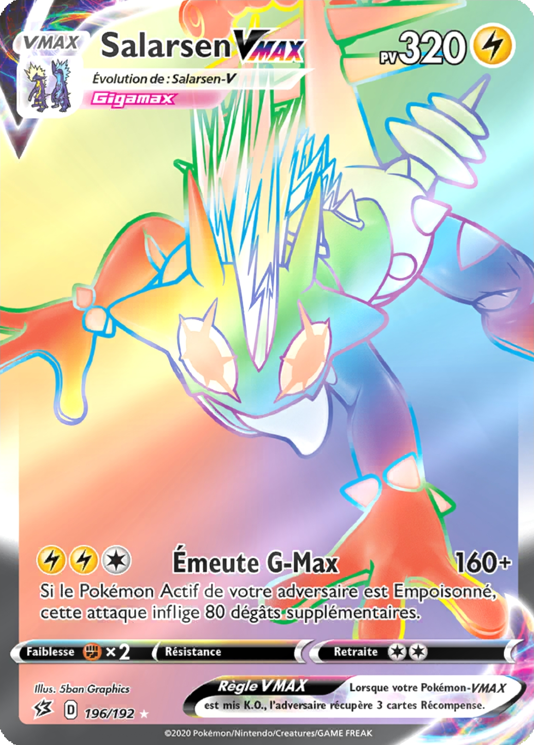 Salarsen V - EB Clash des Rebelles - 196 - Arc-en-ciel rare