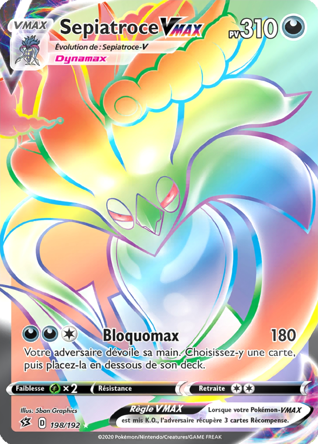 Sepiatroce V - EB Clash des Rebelles - 198 - Arc-en-ciel rare