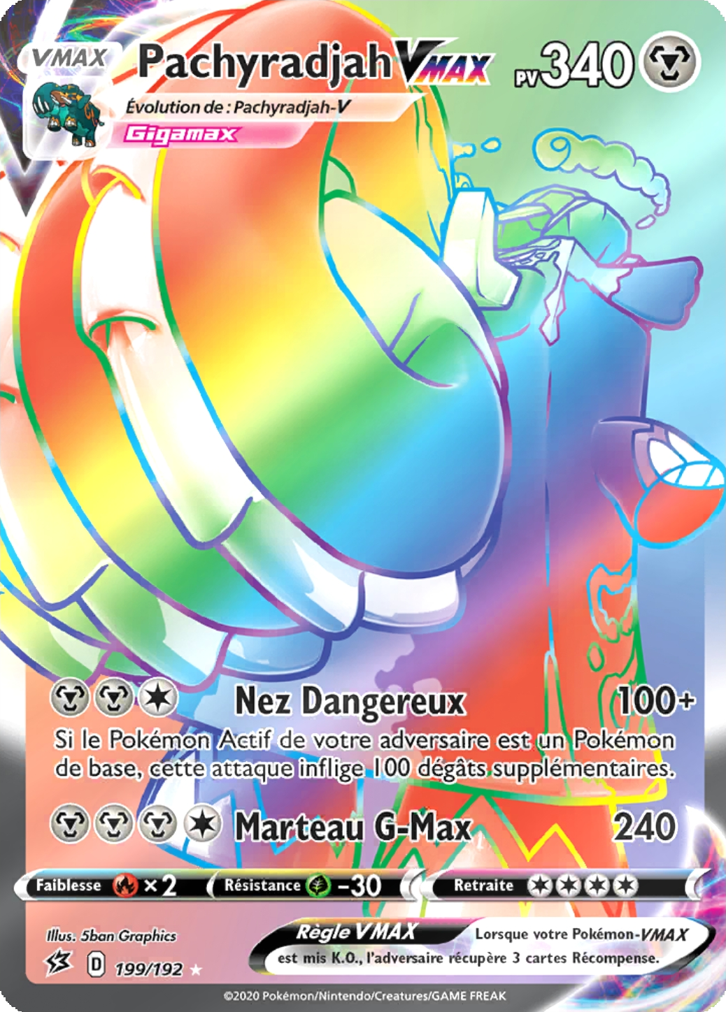 Pachyradjah V - EB Clash des Rebelles - 199 - Arc-en-ciel rare