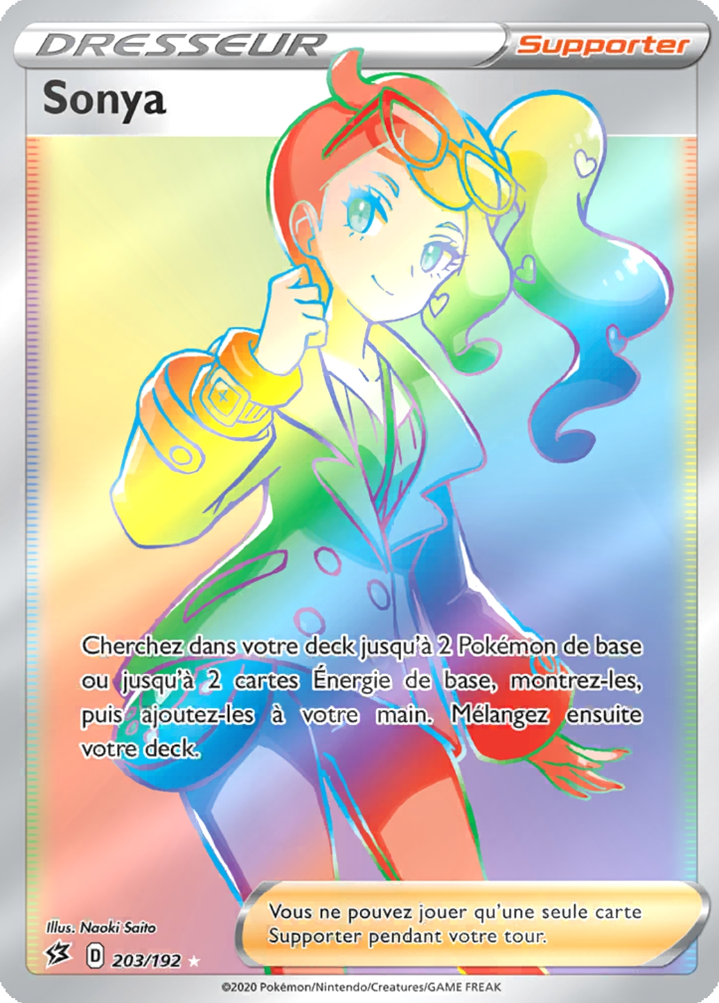 Sonya - EB Clash des Rebelles - 203 - Arc-en-ciel rare