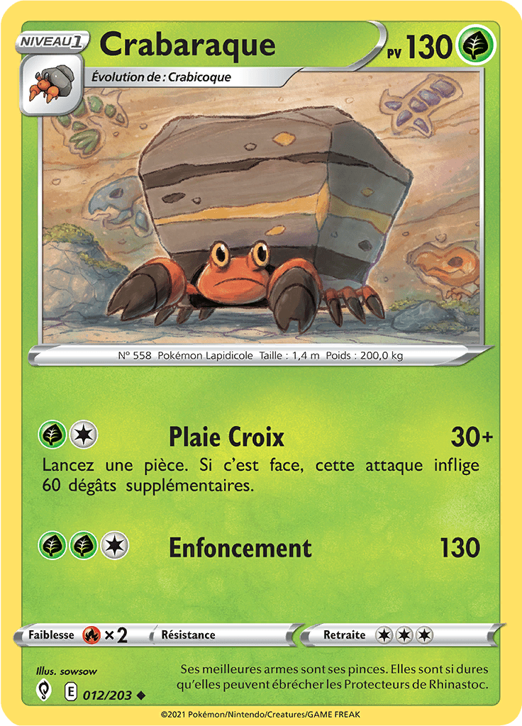 Crabaraque - EB Évolution Céleste - 012 - Peu commune