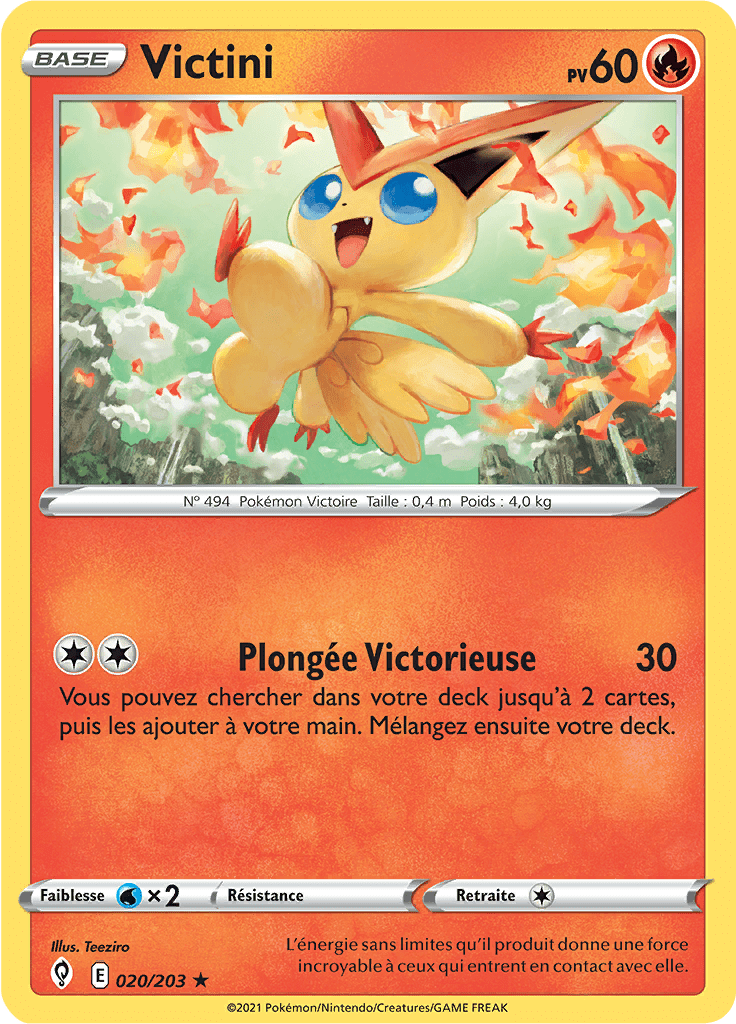 Victini - EB Évolution Céleste - 020 - Holographique rare