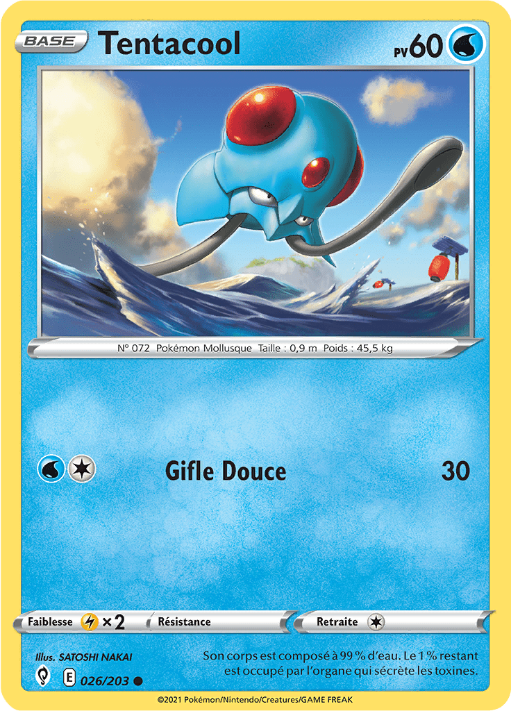 Tentacool - EB Évolution Céleste - 026 - Commune