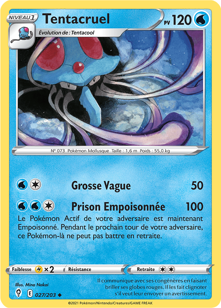 Tentacruel - EB Évolution Céleste - 027 - Peu commune