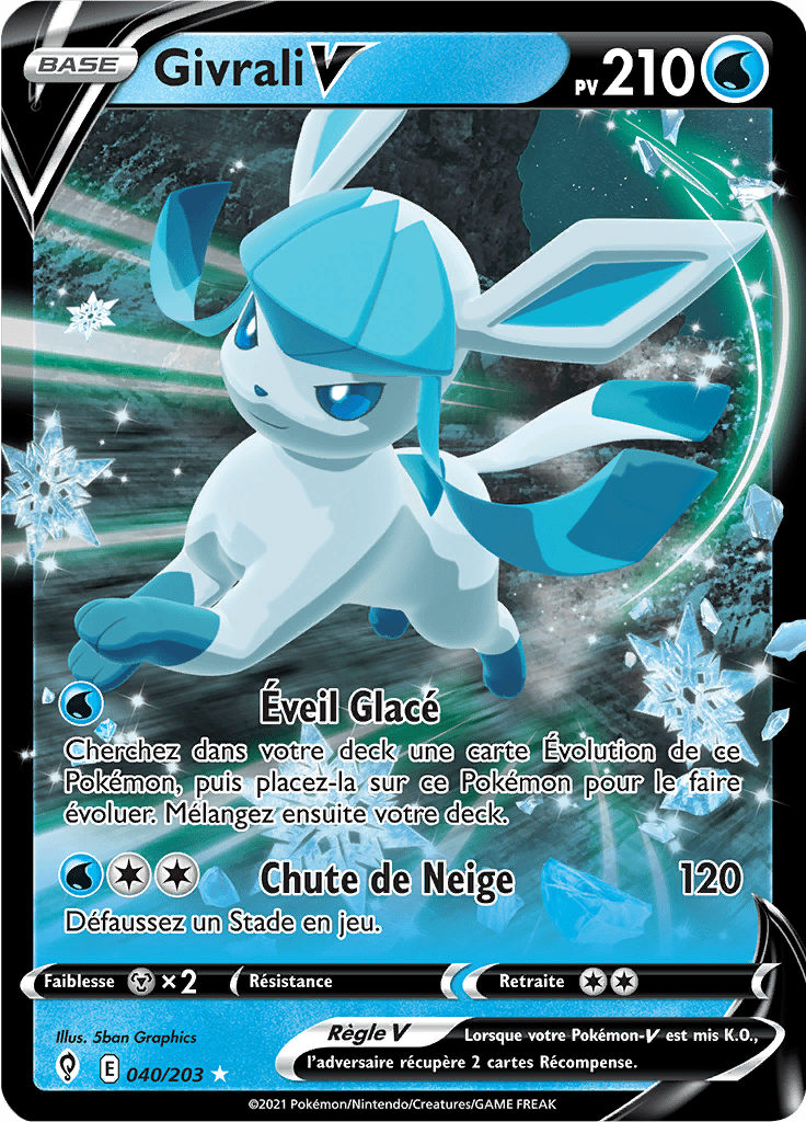 Givrali V - EB Évolution Céleste - 040 - Holographique rare V