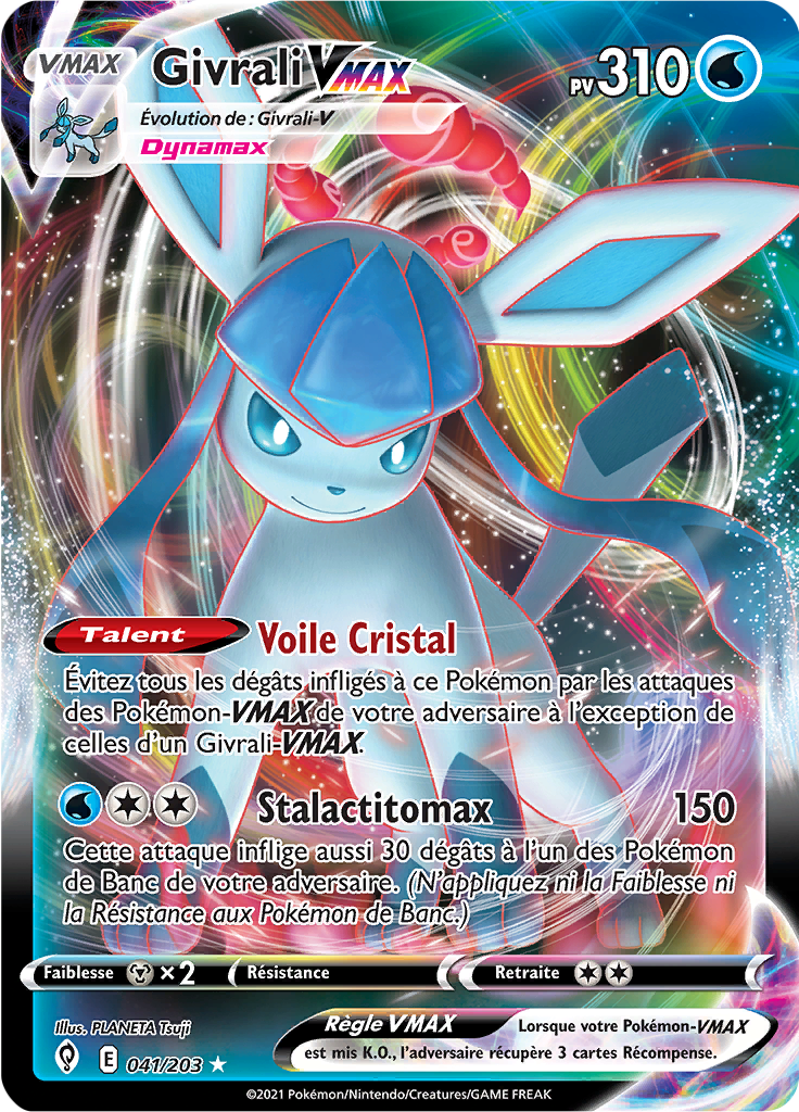 Givrali V - EB Évolution Céleste - 041 - Holographique rare VMAX