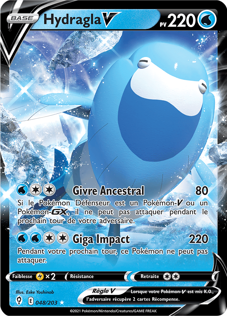 Hydragla V - EB Évolution Céleste - 048 - Holographique rare V
