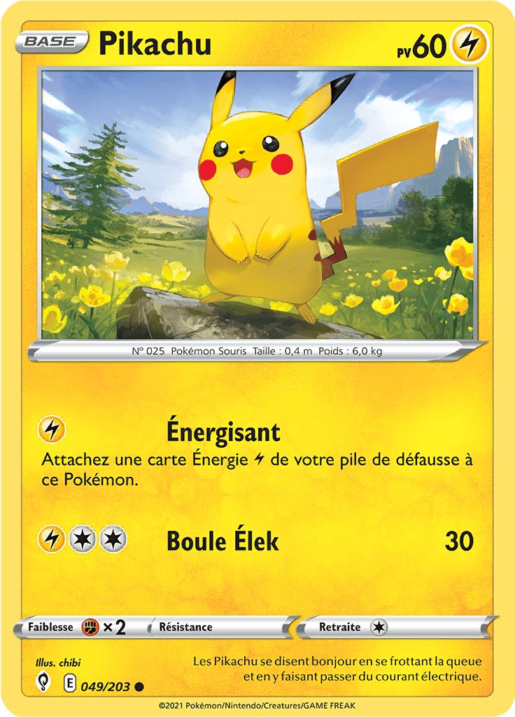 Pikachu - EB Évolution Céleste - 049 - Commune