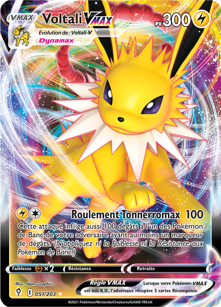 Voltali V - EB Évolution Céleste - 051 - Holographique rare VMAX