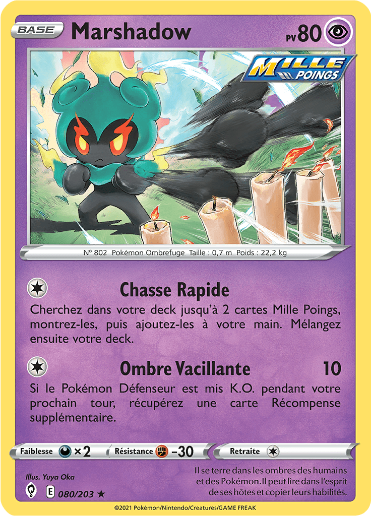 Marshadow - EB Évolution Céleste - 080 - Holographique rare