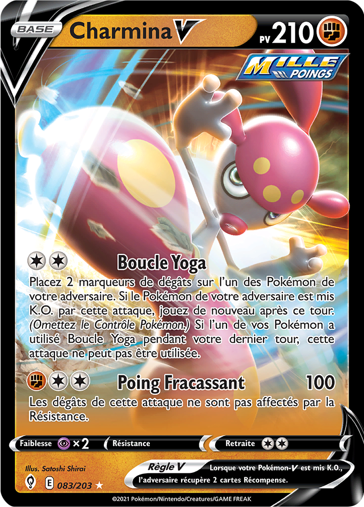 Charmina V - EB Évolution Céleste - 083 - Holographique rare V