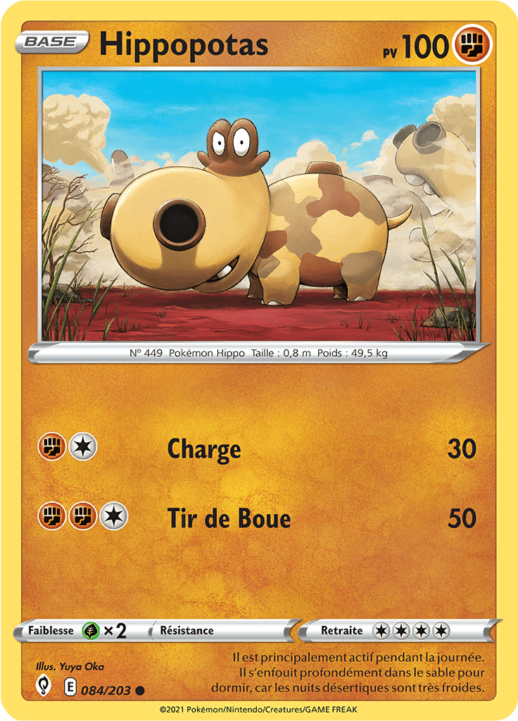 Hippopotas - EB Évolution Céleste - 084 - Commune