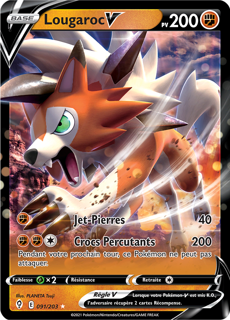 Lougaroc V - EB Évolution Céleste - 091 - Holographique rare V