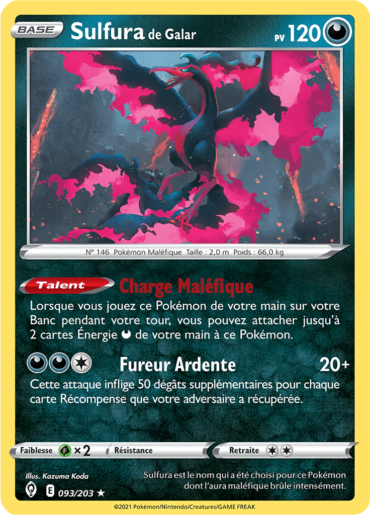 Sulfura de Galar - EB Évolution Céleste - 093 - Holographique rare
