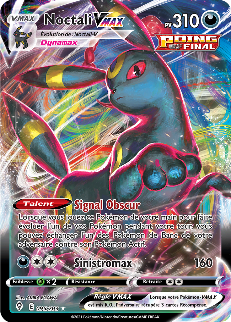 Noctali V - EB Évolution Céleste - 095 - Holographique rare VMAX