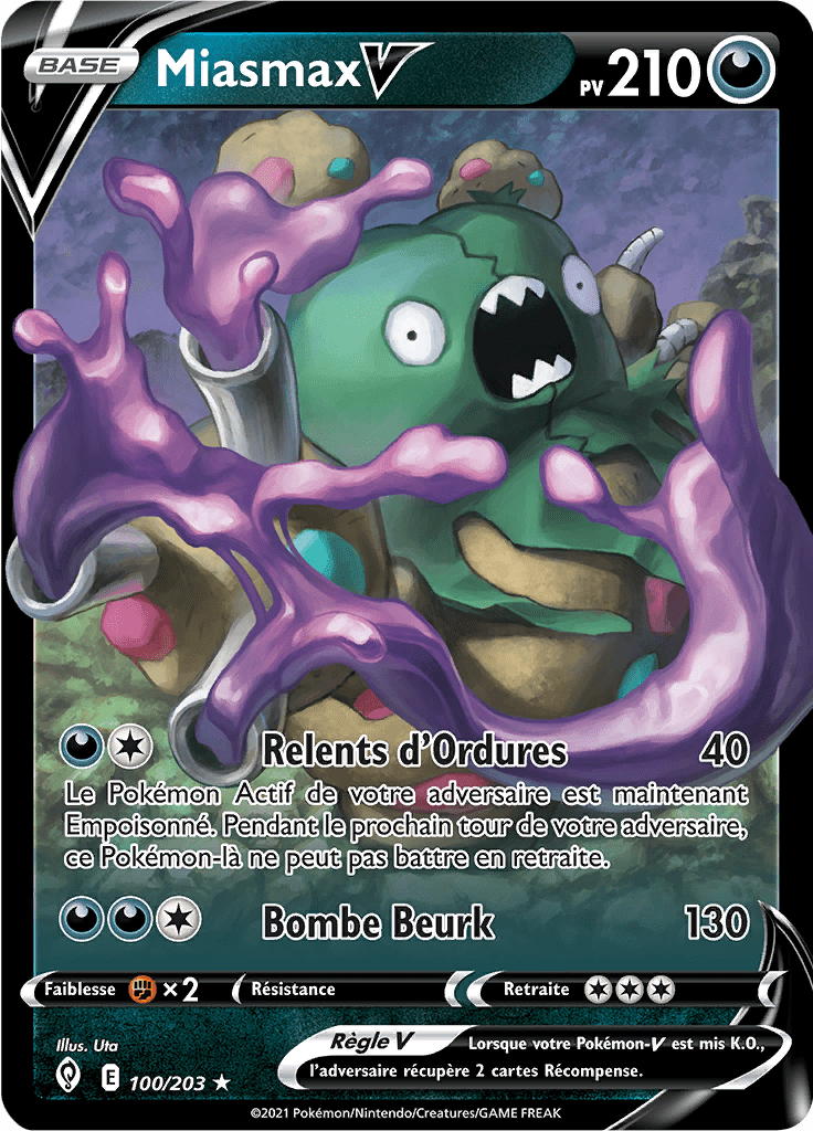 Miasmax V - EB Évolution Céleste - 100 - Holographique rare V