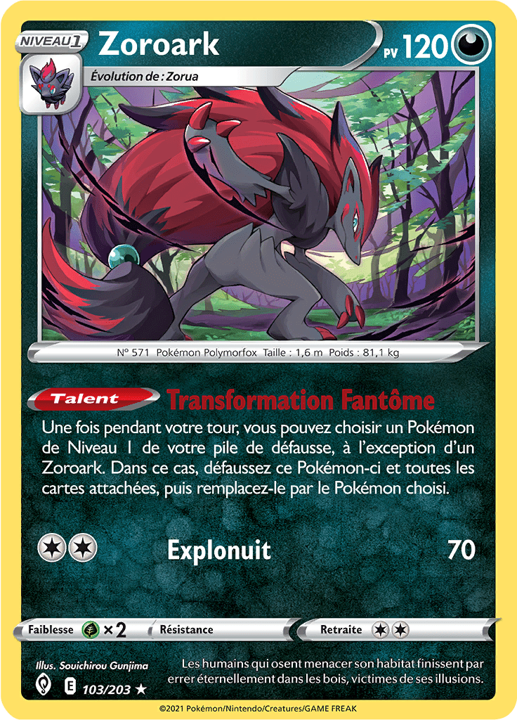 Zoroark - EB Évolution Céleste - 103 - Holographique rare
