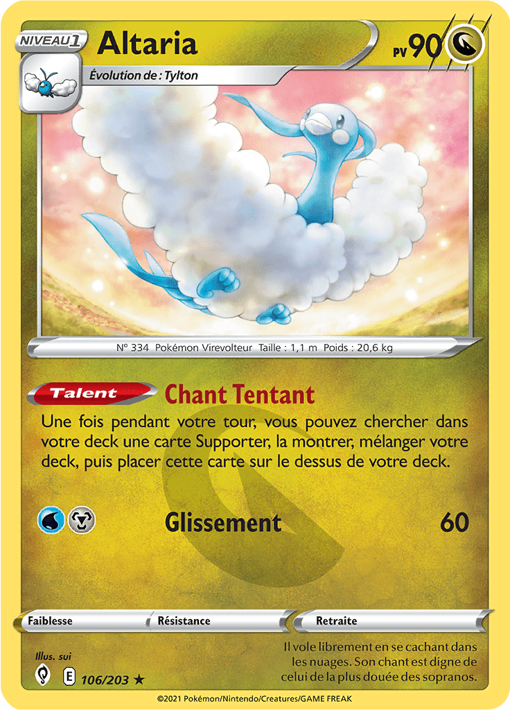 Altaria - EB Évolution Céleste - 106 - Rare