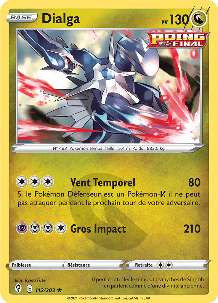 Dialga - EB Évolution Céleste - 112 - Holographique rare