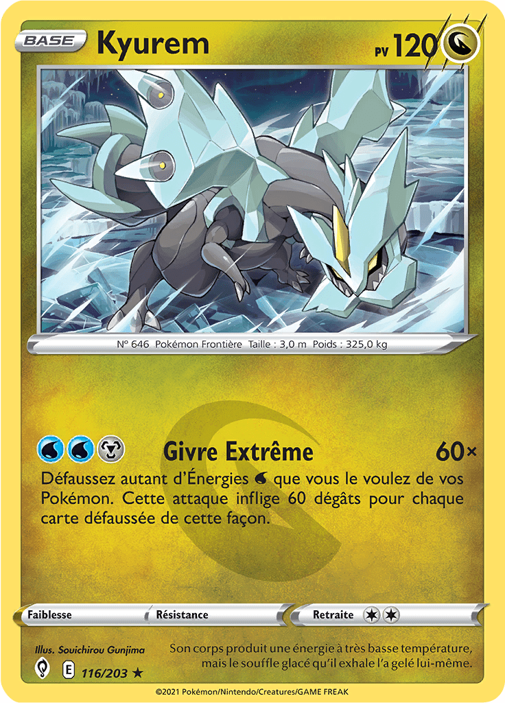 Kyurem - EB Évolution Céleste - 116 - Holographique rare